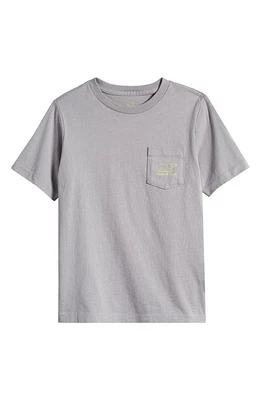 vineyard vines Kids' Glow the Dark Whale Graphic T-Shirt Ultimate Gray at