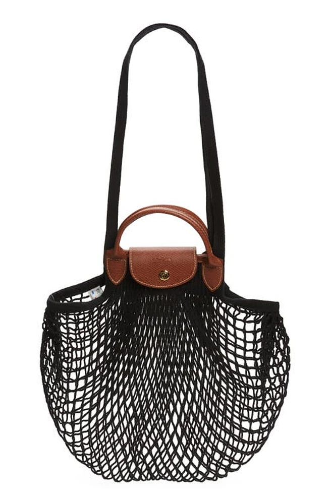 Longchamp Le Pliage Filet Knit Shoulder Bag in at Nordstrom