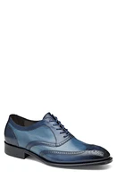 JOHNSTON & MURPHY COLLECTION Ellsworth Wingtip Derby Navy Italian Calfskin at Nordstrom,