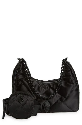 Kurt Geiger London Quilted Nylon Crossbody in Blk/other at Nordstrom