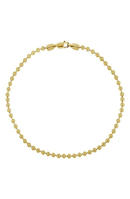 Bony Levy Men's 14K Gold Beaded Bracelet in 14K Yellow Gold at Nordstrom, Size 7.5