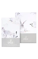 Oilo Cottontail Changing Pad Cover & Fitted Crib Sheet Set in Stone at Nordstrom