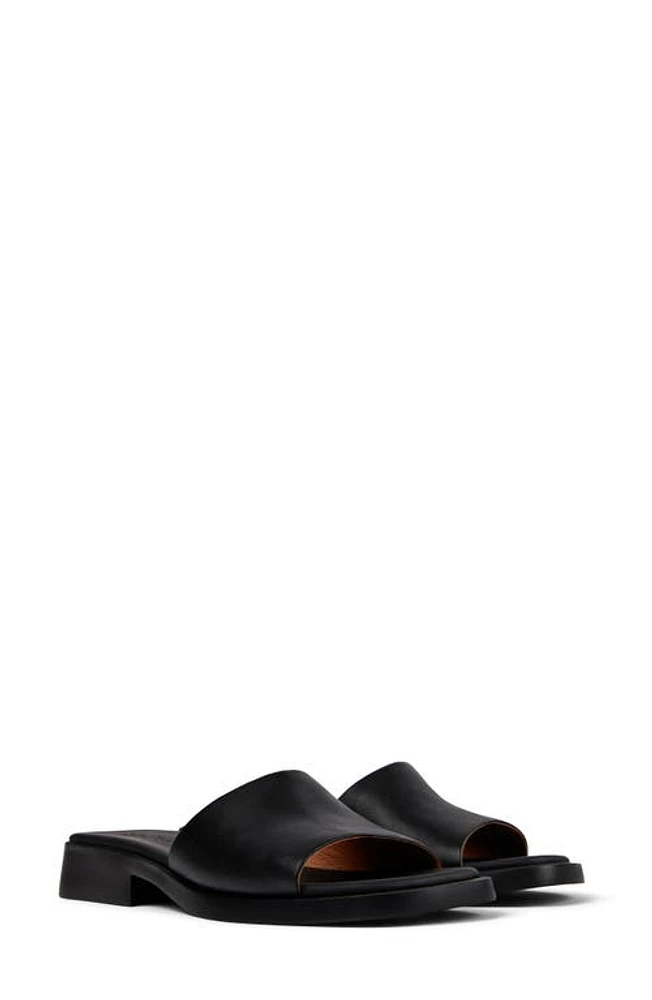 Camper Dana Slide Sandal Black at Nordstrom,