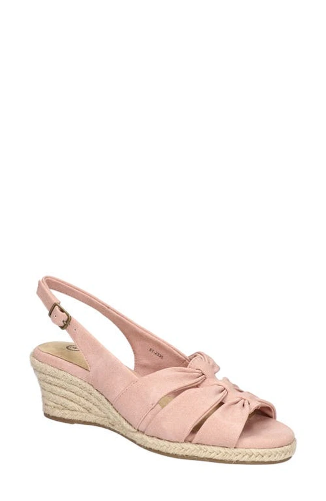 Bella Vita Cheerful Espadrille Wedge Sandal Blush at Nordstrom,