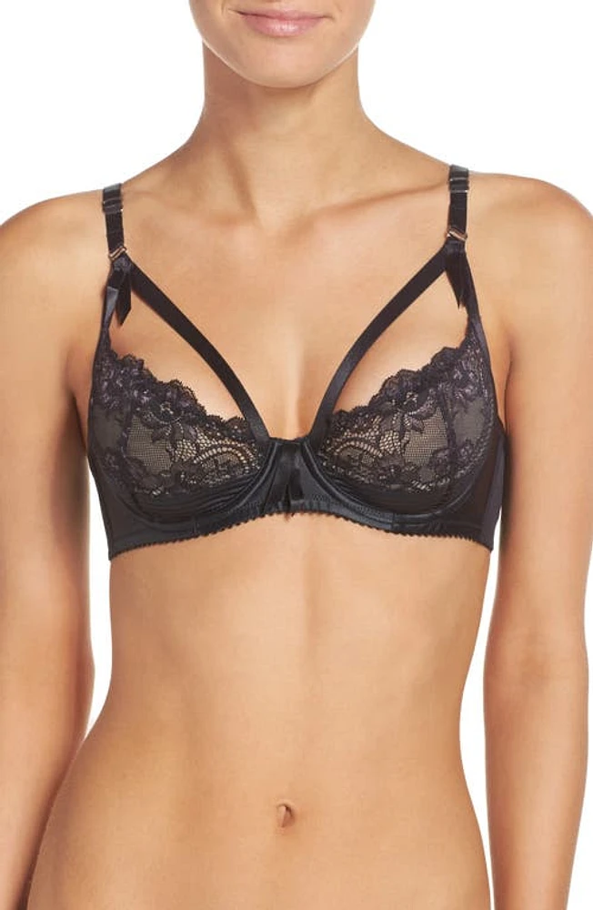 Dita Von Teese Madame X Underwire Bra Black at Nordstrom,