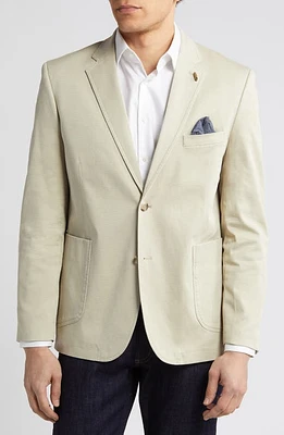 Johnston & Murphy Washed Cotton Blazer in Stone at Nordstrom, Size X-Large