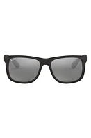 Ray-Ban 'Boyfriend' 51mm Sunglasses in Grey Mirr at Nordstrom