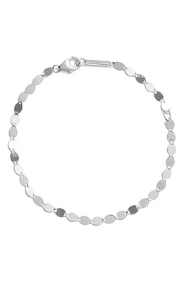 Lana Nude Chain Bracelet in White Gold at Nordstrom, Size 7 In