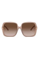 Tiffany & Co. 58mm Gradient Square Sunglasses in Opal Pink at Nordstrom