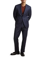 Samuelsohn Contemporary Fit Skarkskin Wool Suit Blue at Nordstrom,