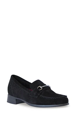 Munro Gryffin Bit Loafer Black Suede at Nordstrom,