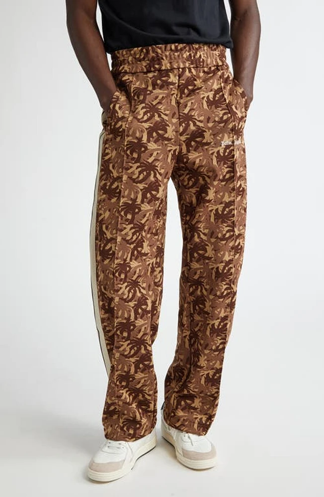 Palm Angels Palms Camo Track Pants Brown Off White at Nordstrom,