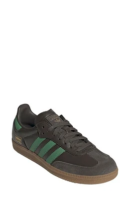 adidas Gender Inclusive Samba OG Sneaker Olive/Preloved Green/Gum4 at Nordstrom, Women's