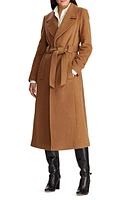 Lauren Ralph Belted Longline Wool Blend Wrap Coat New Vicuna at Nordstrom,