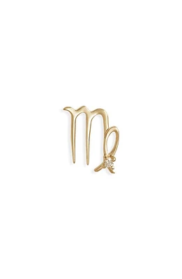 Lana Half Pair Solo Zodiac Stud Earring in Yellow/Virgo at Nordstrom