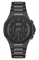 BOSS Taper Chronograph Bracelet Watch, 45mm in Black at Nordstrom