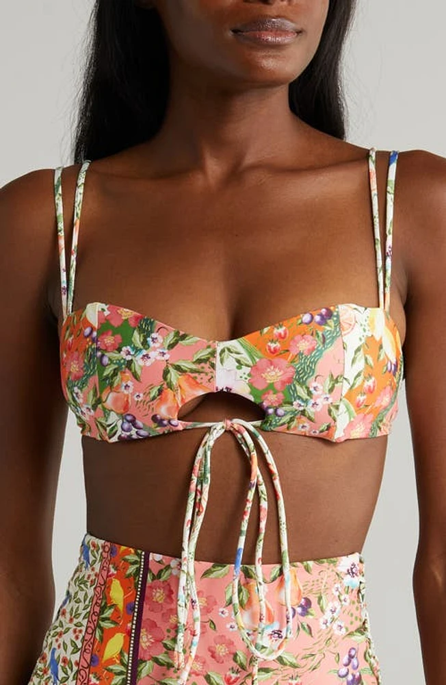 Agua Bendita Kayla Seed Bikini Top Multicolor at Nordstrom,