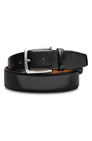 Bosca Napoli Leather Belt Black at Nordstrom,