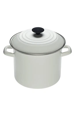 Le Creuset 8-Quart Enameled Steel Stockpot in White at Nordstrom