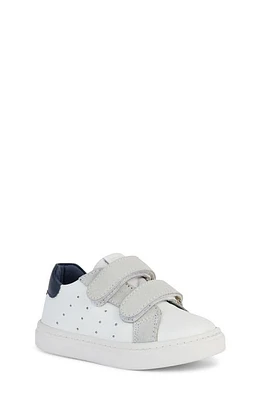 Geox Kids' Nashik Sneaker White/Navy at Nordstrom,