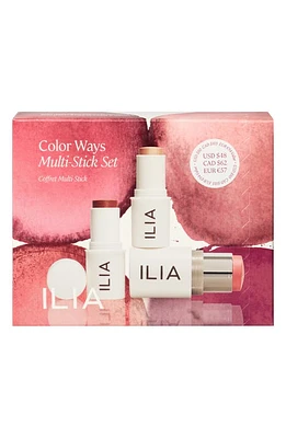 ILIA Color Ways Multi-Stick Set (Limited Edition) $80 Value in Cheek Set at Nordstrom