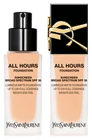 Yves Saint Laurent All Hours Luminous Matte Foundation 24H Wear SPF 30 with Hyaluronic Acid in Lc5 at Nordstrom