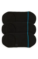 Stance Icon 3-Pack No-Show Liner Socks Black at Nordstrom,