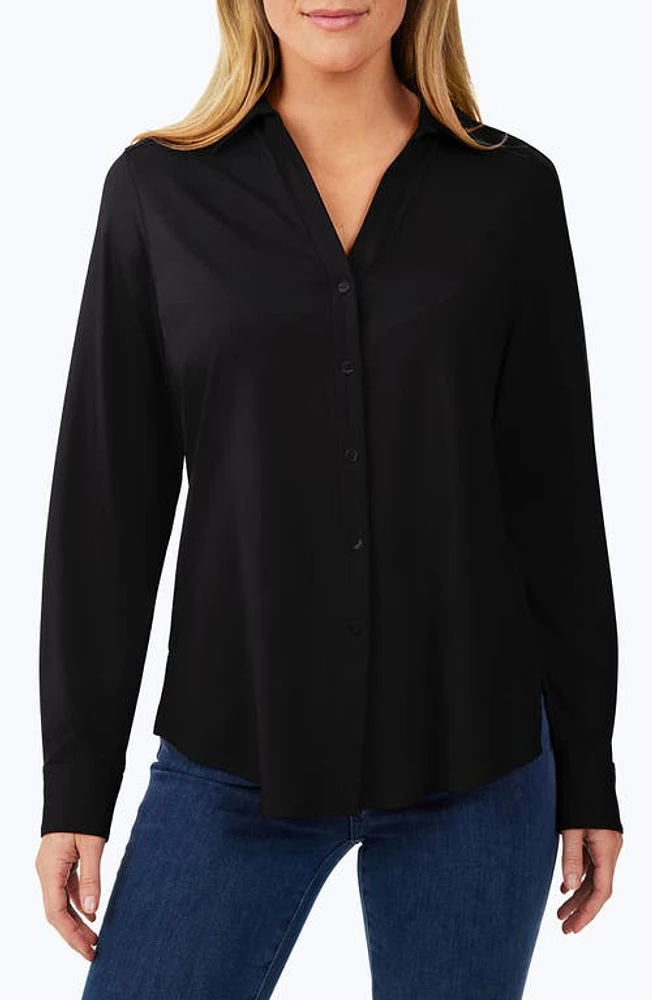 Foxcroft Mary Jersey Top at Nordstrom,