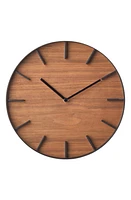 Yamazaki Rin Wall Clock in Brown at Nordstrom