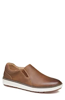 Johnston & Murphy McGuffey Waterproof Lug Slip-On Shoe Tan Oiled Full Grai at Nordstrom,