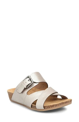 Comfortiva Gervaise Slide Sandal Grey-Gold at Nordstrom,