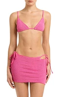 bond-eye Dara Metallic Knit Convertible Cover-Up in Wild Berry Lurex at Nordstrom