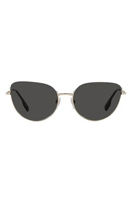 burberry Harper 58mm Cat Eye Sunglasses in Dark Grey at Nordstrom