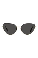 burberry Harper 58mm Cat Eye Sunglasses in Dark Grey at Nordstrom