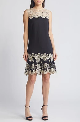 KOBI HALPERIN Gracie Lace Sleeveless Dress in Black at Nordstrom, Size Small