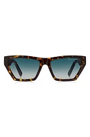 Marc Jacobs 55mm Gradient Cat Eye Sunglasses in Havana/Blue Shaded at Nordstrom