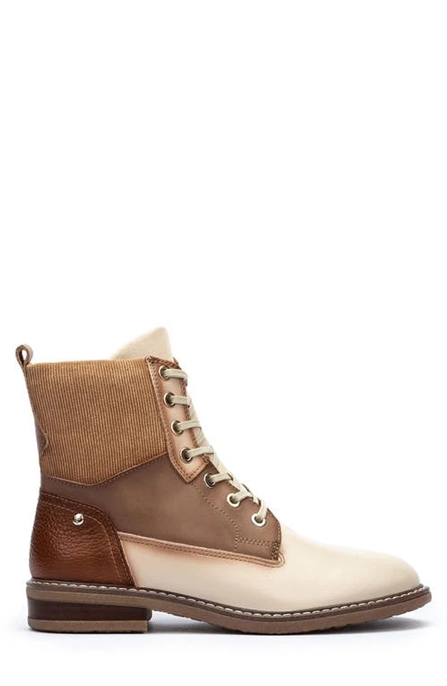 PIKOLINOS Aldaya Water Repellent Combat Boot Marfil at Nordstrom,