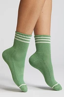 Le Bon Shoppe Girlfriend Quarter Socks in Avocado at Nordstrom