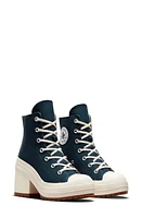 Converse Chuck 70 De Luxe Block Heel Sneaker Obsidian/White/Black at