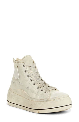 R13 Platform High Top Sneaker White at Nordstrom,