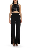 Dress the Population Ashton Sequin Two-Piece Set in Black at Nordstrom, Size X-Large