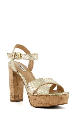 Dune London Jealous Platform Sandal Gold at Nordstrom,