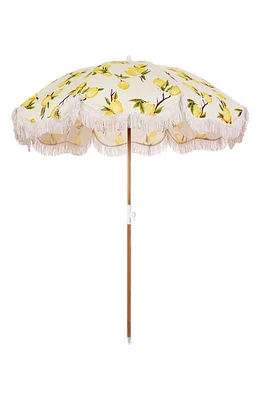 BUSINESS AND PLEASURE CO The Holiday Beach Umbrella in Vintage Lemons at Nordstrom