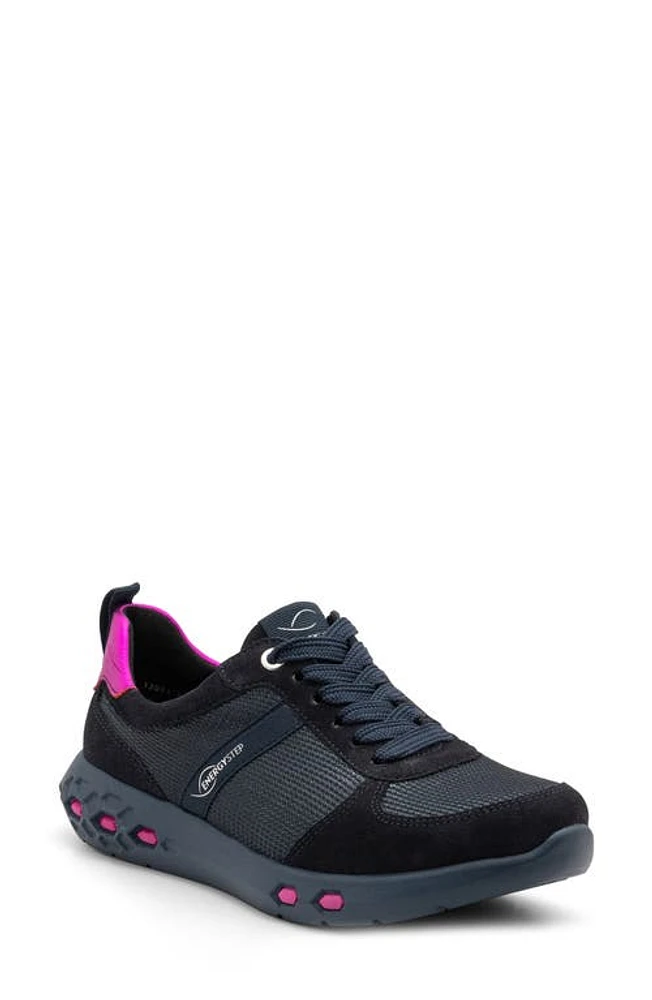 ara Jennifer EnergyStep Sneaker Dark Blue Mesh/Suede at Nordstrom,