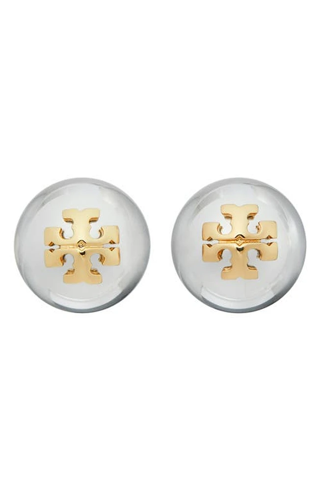 Tory Burch Ball Stud Earrings in Tory Silver /Tory Gold at Nordstrom