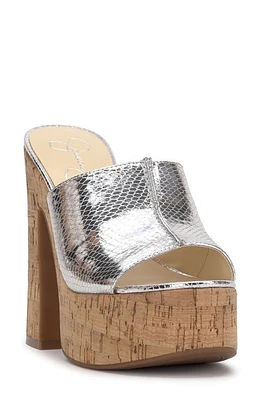 Jessica Simpson Xona 2 Platform Sandal Silver at Nordstrom,