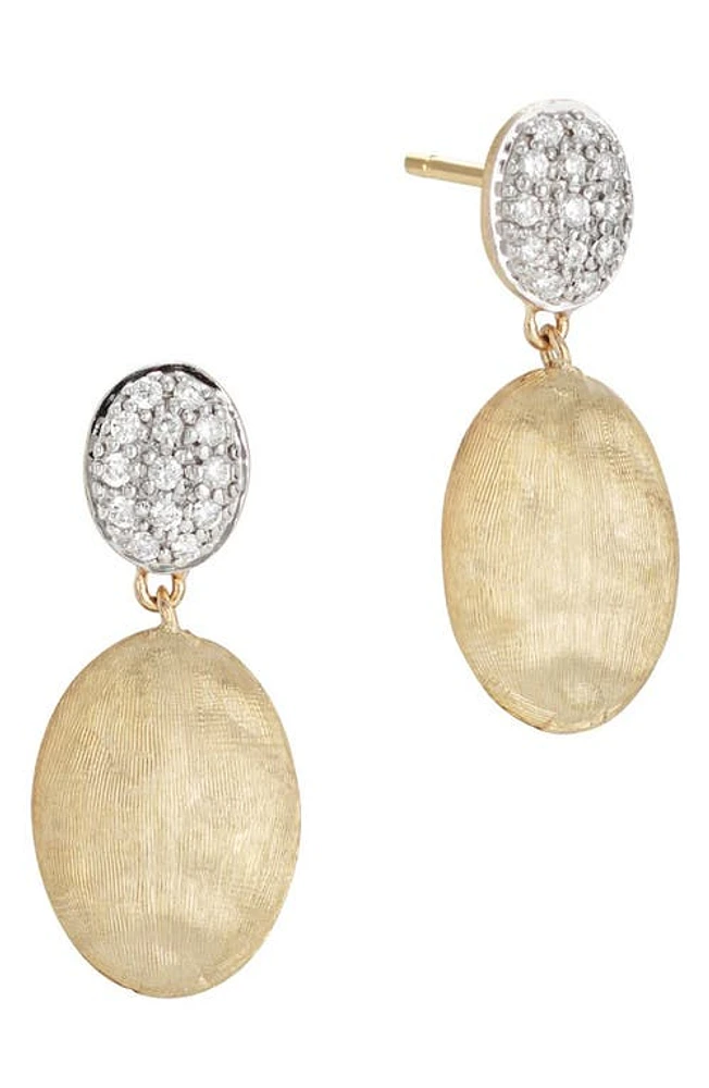 Marco Bicego Siviglia 18K Yellow Gold & Diamond Drop Earrings at Nordstrom