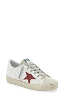 Golden Goose Hi Star Platform Sneaker in White/red at Nordstrom, Size 5Us