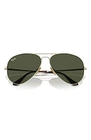 Ray-Ban 58mm Pilot Aviator Sunglasses in Gold Flash at Nordstrom