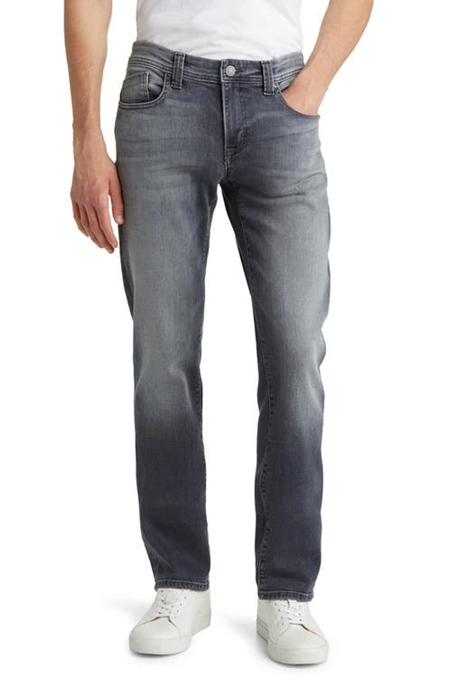 Fidelity Denim Jimmy Slim Straight Leg Jeans in Onyx at Nordstrom, Size 32